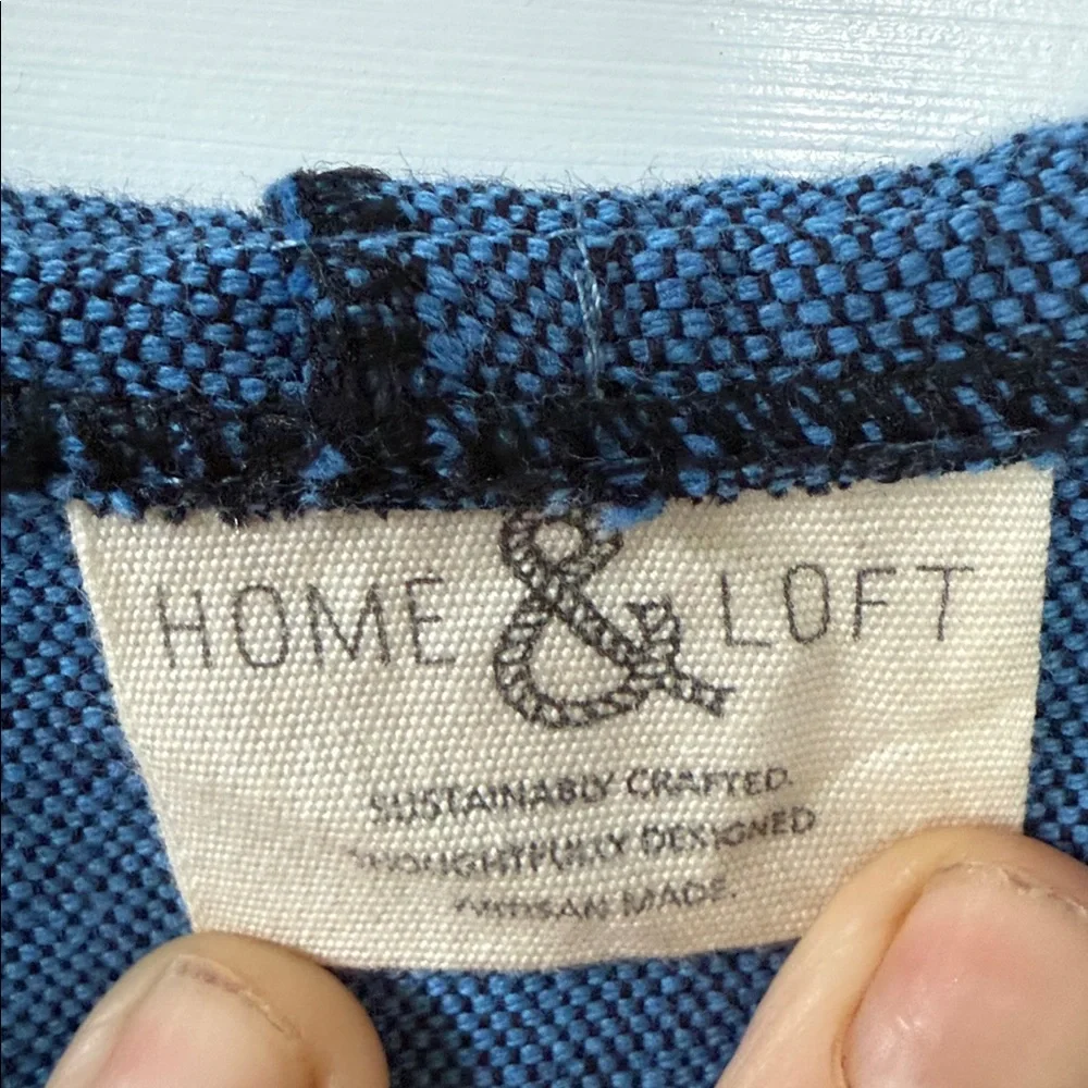 Home & Loft Blue Turkish Cotton Kaftan M/L - Picture 2 of 5